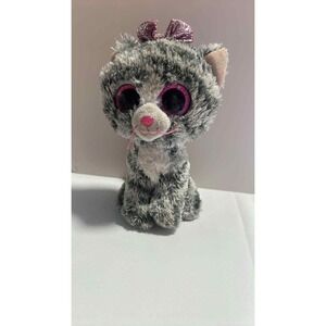 2021 Ty Beanie Boos Kiki Grey Cat
